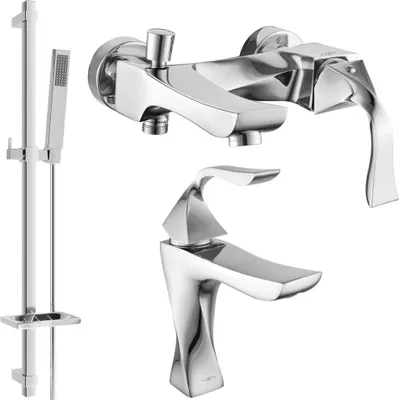 Produktbild von Mexen Estrella DQ02 Badewannenset, Chrom - 72303DQ02-00