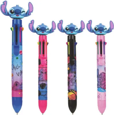 Zdjęcie produktu dla Długopis Żelowy 8-Kolorowy Stitch 1Szt.mix