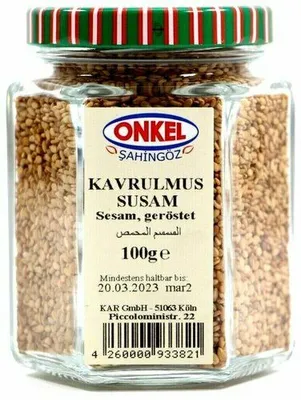 Produktbild von Onkel Sahingöz Sesam, Geröstet 100g