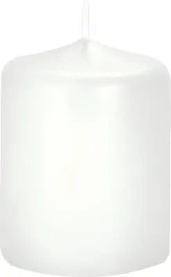 Produktbild von Premium Stumpenkerzen Weiß 80 x 60 mm, 1 Stück