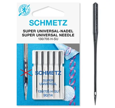 Produktbild von Schmetz | Super Universal-Nadel | 5er Packung 130/705H-SU Nm 90