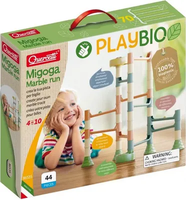 Produktbild von Quercetti Murmelbahn  Spielzeug - bunte Bauset 44-teilig