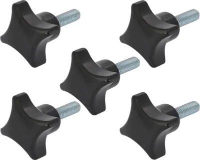 Produktbild von 5 Stück Kreuzgriffschraube M10 x 30 mm - Griff Ø 50mm