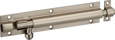Image de Targette, acier, pêne Ø 10mm, 32x151mm, nickel satin - THIRARD