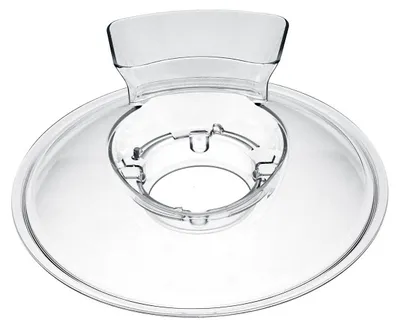 Kunststoff-Mixbehälterdeckel, Spritzschutz, 1 Stück, transparent, rund