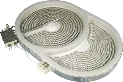 Produktbild von easyPART passend für 10.57413.688 EGO Strahlheizkörper Zweikreis Glaskeramikkochfeld 2400/1600W 260x165mm 1057413688 HiLight-Heizkörper oval wie Bosch Siemens 00445833 Constructa