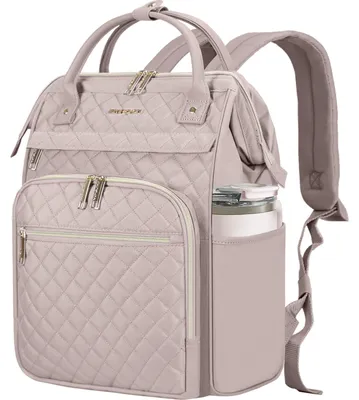 Produktbild von Laptoprucksack Laptop-Rucksack Notebook-Rucksack - 17 Zoll - Wasserabweisend - Staubrosa - Für Büro, Schule und Reisen