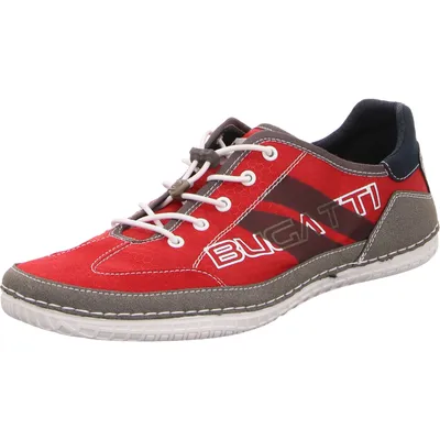 Produktbild von Bugatti Schnürhalbschuhe bequem in rot, Gr. 40