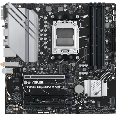Produktbild von Asus 90Mb1Eg0-M0Eay0 Prime B650M-A Wifi Ii//Am5,B650,Usb 3.2 Gen 2,Wifi 6,Aura,Mb