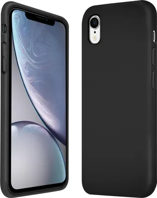 Obrázok produktu pre Puzdro Apple iPhone XR ochranný kryt na mobilný telefón silikónové gélové puzdro na mobilný telefón, čierne