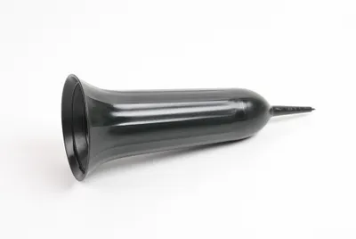 Produktbild von 2x Grabvase Kunststoff Vase Steckvase grün Erdspieß H32cm