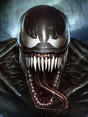 Image de Venom - Sinister Smile - Marvel - Art Print - 30x40cm - Affiche Poster