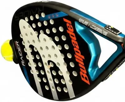 Produktbild von Padel-Ballsammler für Schläger, schwarz