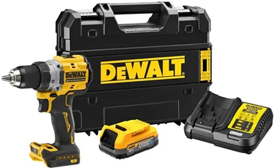 Image de Dewalt 18V 90Nm 1X1.7Ah Powerstack Bl Tstak perceuse à percussion Dcd805E1T