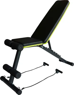 Image de Banc multifonctionnel assis-debout plus avec extenseurs LIFEFIT