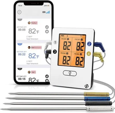Image de Thermomètre numérique haut de gamme pour viande de barbecue