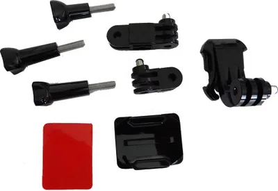 Produktbild von vhbw Montageplatte kompatibel mit Garmin VIRB Elite Elite E2GR, HD 1.4, E1GR, Virb X, Virb Actioncam - Selbstklebend, für Diverse Oberflächen (Gerade)