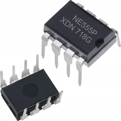 Image de Rosfix NE555 – Circuit Intégré de Minuterie | Tension de Fonctionnement: 3,5 V à 16 V, jusqu’à 500 Khz, Boîtier DIP8, Lot de 2