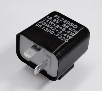 Image de Relais de clignotant HIGHSIDER smart 2Pol 12V 21W noir