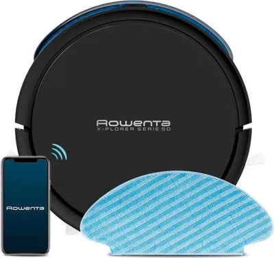 Produktbild von Rowenta Roboterstaubsauger Schwarz RR7375WH