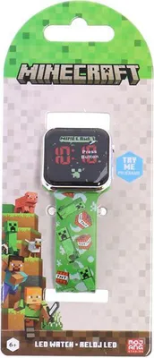 Immagine prodotto di Orologio a LED per bambini Minecraft