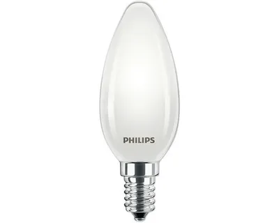 Produktbild von Philips Filament-Kerzenlampe, B35 E14, matt, 40 W, 2,3 W, 40 W, E14, 485 lm, 50000 h