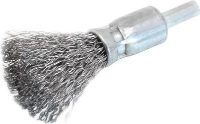 Obrázok produktu pre Drôtená kefa - kotúč so stopkou 12 x 6mm