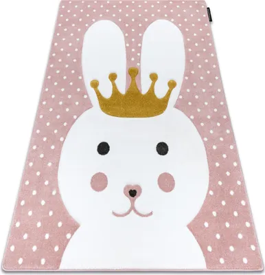Obrázek produktu pro Koberec PETIT KRÁLÍČEK, růžový růžový 180x270 cm