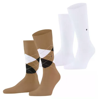Produktbild von Burlington Herren Socken Everyday Argyle Mix Multipack M So Baumwolle gemustert