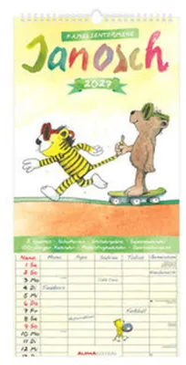 Produktbild von Janosch Familienkalender 2027 Alpha Edition mit Tigerente und Freunden