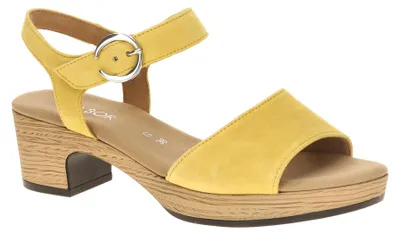 Produktbild von Gabor 82.071 Damen Sandalette - Riemchen Sandalen gelb NEU