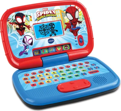 Produktbild von VTech Spidey Lernlaptop - Kinderlaptop mit QWERTZ-Tastatur