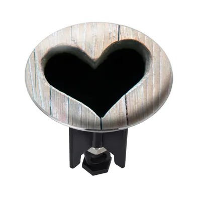 Produktbild von WENKO Waschbecken Stöpsel Pluggy XL Heart Stopfen  Stöpsel Bad Gäste WC Küchen