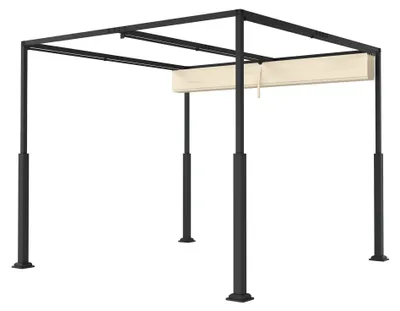 Image de Pavillon - Pergola - Tente de jardin - Store - Abri de jardin - Stores réglables - Toit en polyester