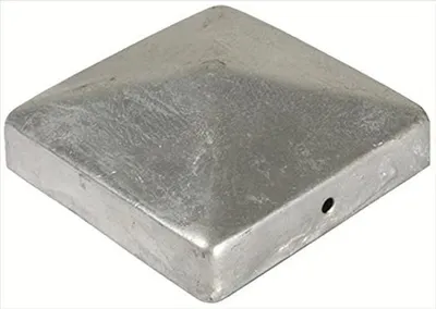 Productafbeelding van Gegalvaniseerde Paalkap - Piramidevorm - 91 x 91 mm