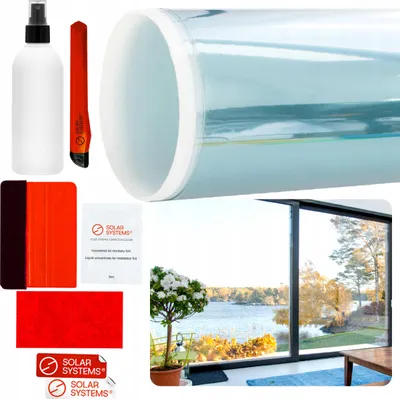 Produktbild von Solar Systems | Sonnenschutzfolie - 152x500 cm - Transparent - Thermoisolierend - Einfache Montage