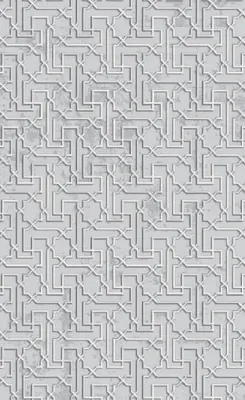Productafbeelding van Abstract geometrisch patroon, woonkamer, vloerkleed, kortpolig, grijs
