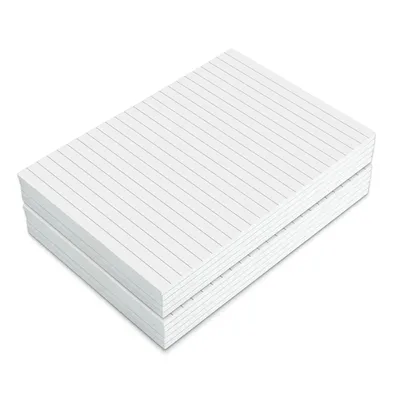 Image de Set de blocs de notes - DIN A5 - 10 blocs - ligné - 50 pages par bloc - collé - dos cartonné solide - papier 90 g/m² - qualité supérieure