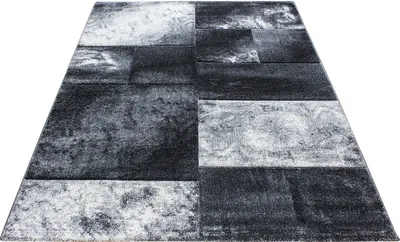 Produktbild von Ayyildiz | Moderner Teppich - Geometrisch - Abstrakt Design - Kurzflor Wohnzimmer - grau - 340 cm x 240 cm