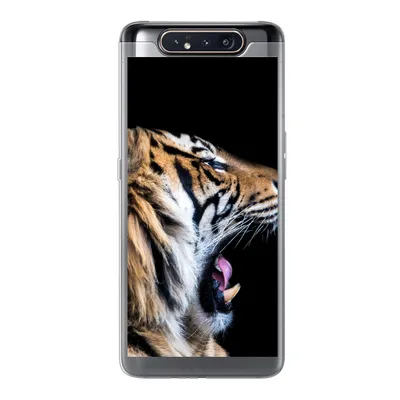 Produktbild von MuchoWow® Handyhülle Schutzhülle Hülle für Samsung Galaxy A80 Tiger - Tiere - Porträt Silikon Softcase Handy Hülle - Schutzdeckel