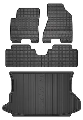 Immagine prodotto di Tappetini gomma SolidPRO + baule DryZone per Hyundai Tucson I 2004-2009 5 pezzi
