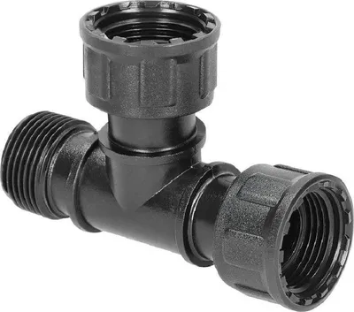 Produktbild von Claber T-Stück IG/IG/AG DN25(1") für Magnetventile