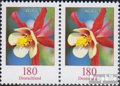 Produktbild von Briefmarken BRD (BR.Deutschland) 2014 Mi 3082wP waagerechtes Paar (kompl.Ausg.) postfrisch Freimarke: Blumen