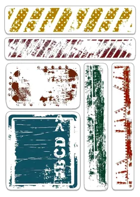 Produktbild von Transparente Buchstabenstempel für die Kartenherstellung, 11 x 16 cm, Silikongummi für Dekoration und Sammelalben