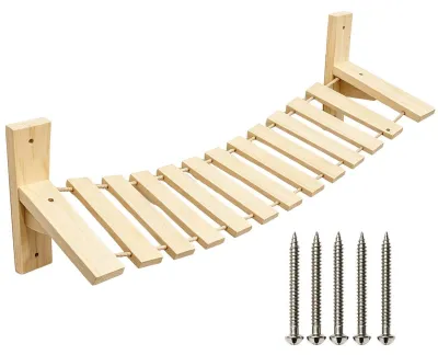 Produktbild von Holz-Katzenbrücke für Katzen und Kätzchen
