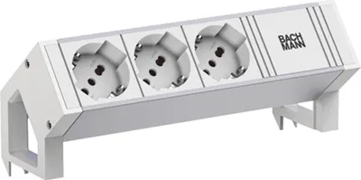 Produktbild von Bachmann Desk2 Alu White 3Xp40 0,2M Gst18 Ral9010
