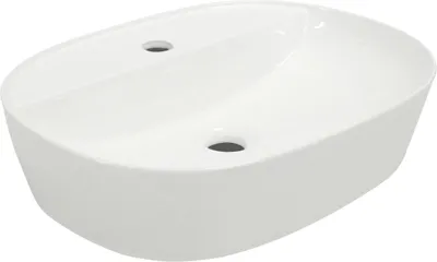 Produktbild von Kerra KR-860 Keramik-Design-Waschtisch für die Aufsatzmontage