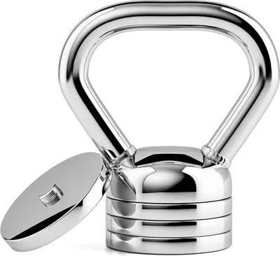 Zdjęcie produktu dla Regulowany stalowy kettlebell 5 kg/10 kg - hantla do treningu siłowego fitness