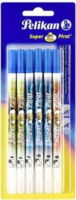 Image de Pelikan 306696 Tintenlöscher Super Pirat 850F/B 6er Blisterkarte