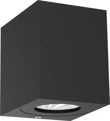Produktbild von Nordlux Canto Kubi 2 Wandleuchte 10,6W GU10 Schwarz Außenleuchte 49711203
